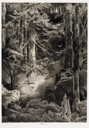 En el bosque de Wissahickon, 1868
